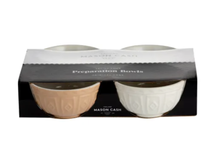 Cane Collection Preparation Bowls ( set of 4 )
