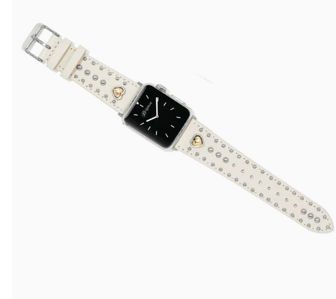 Pretty Tough Heart Leather Watch Band W20480
