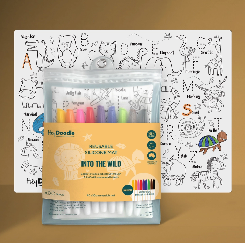 Into the Wild Classic Coloring & Doodle Mat