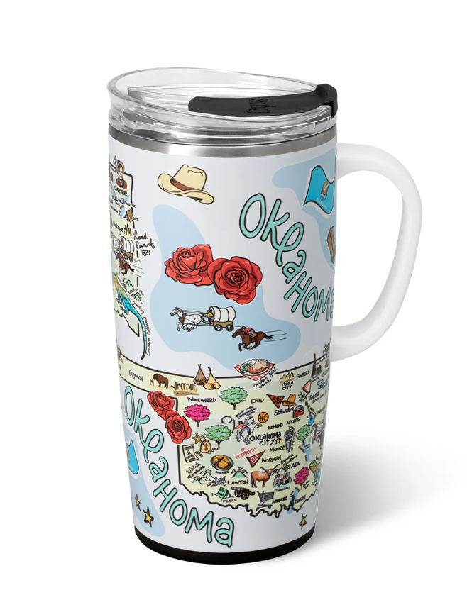 Oklahoma Travel Mug 22oz