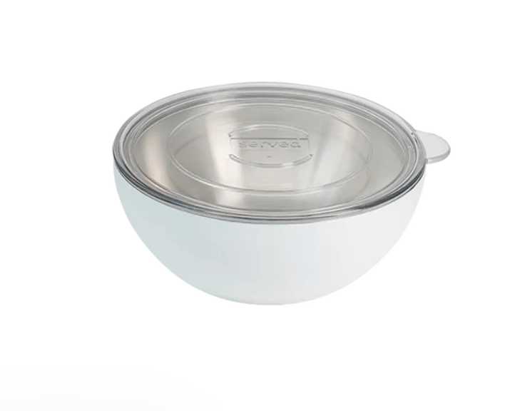 Vacuum-Insulated Small Serving Bowl (White Icing)