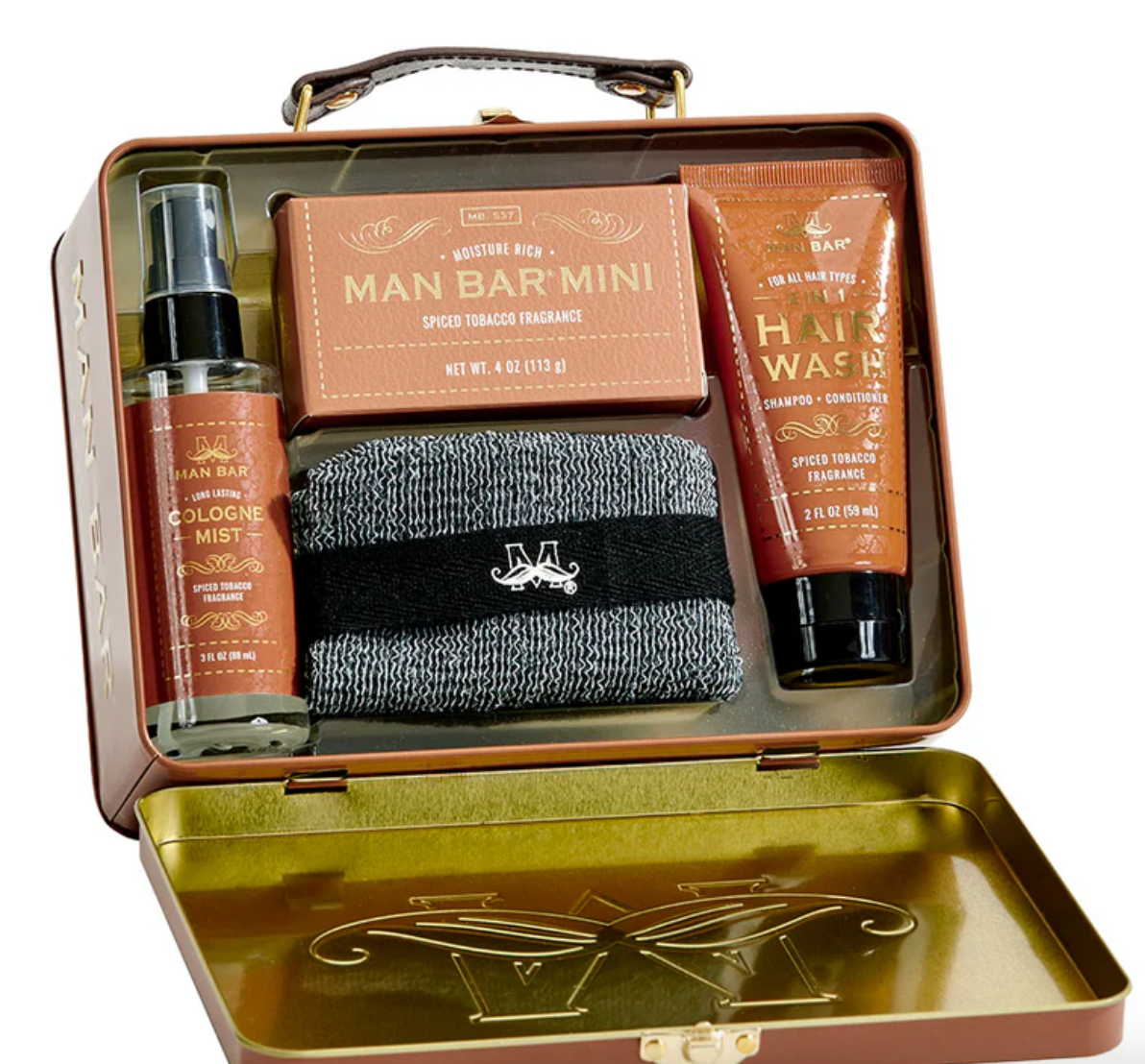 Man Bar Travel Kit - Spiced Tobacco