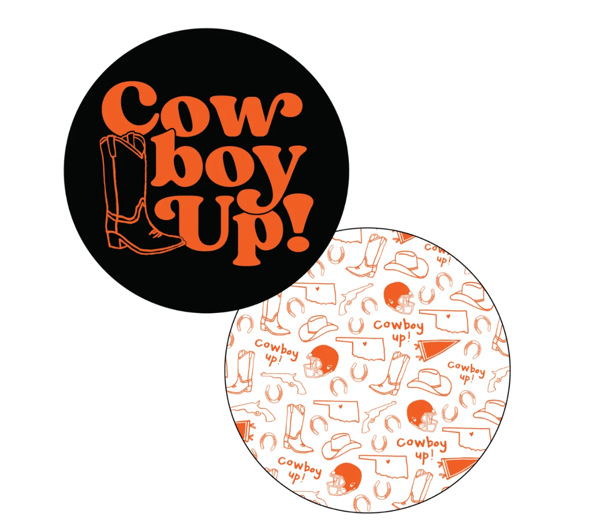 OSU Cowboys Double Sided Coasters ( Set of 50 )