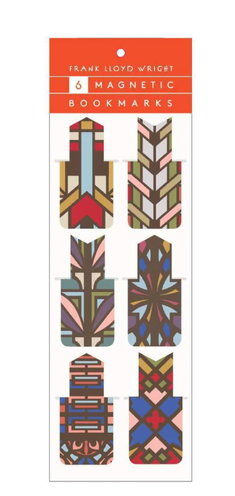 Frank Lloyd Wright Designs Magnetic Bookmark Set