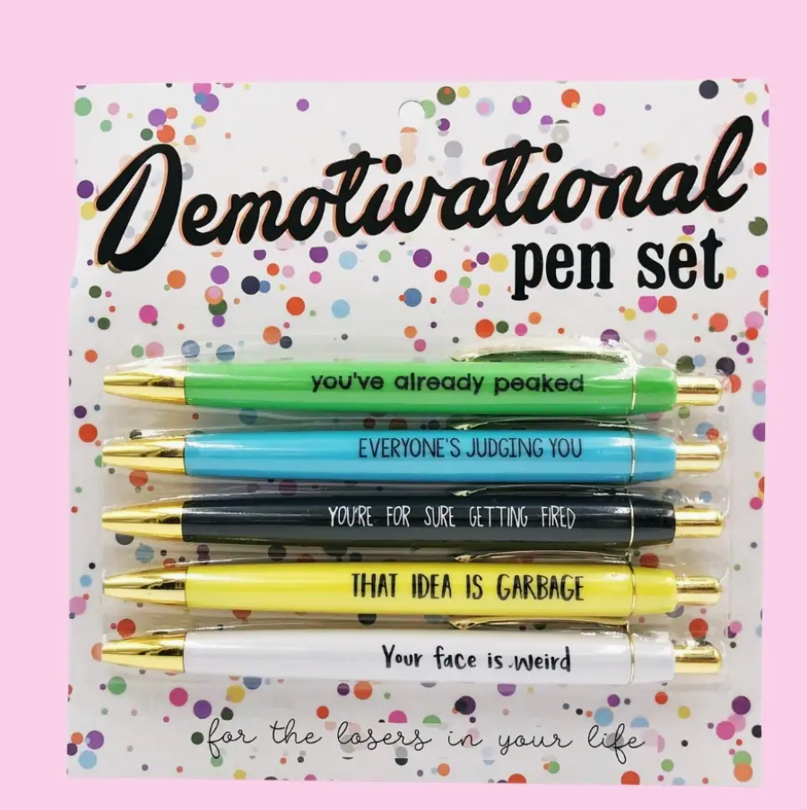 Demotivational Pen Set