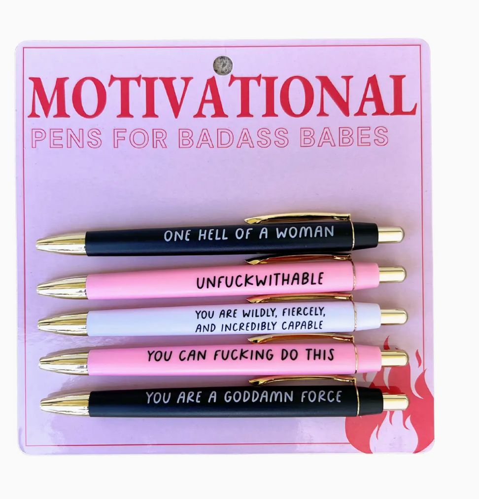 Motivational Pen Set ( Set of 5 )