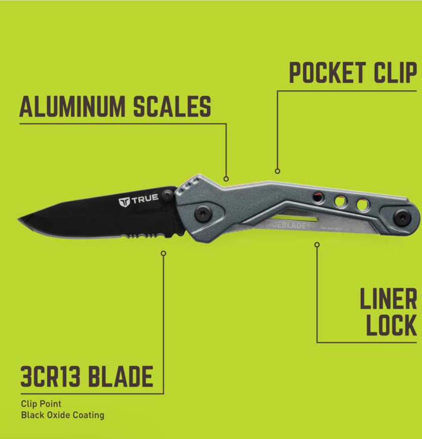 TRUEBLADE Lightweight Versatile EDC Knife