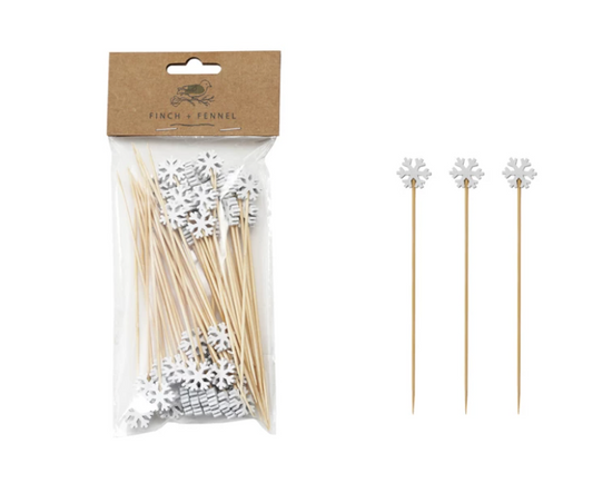 Bamboo Single Use Skewers ( Assorted ) Set of 50