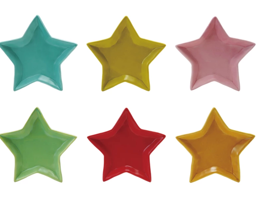 Stoneware Star Shaped Dish