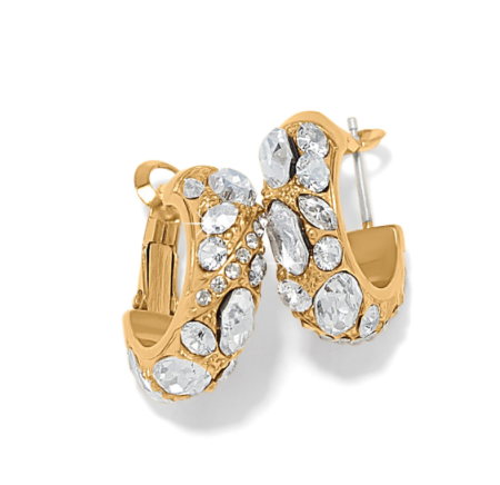 JA0064 trust Your Journey gold Hoop Earrings