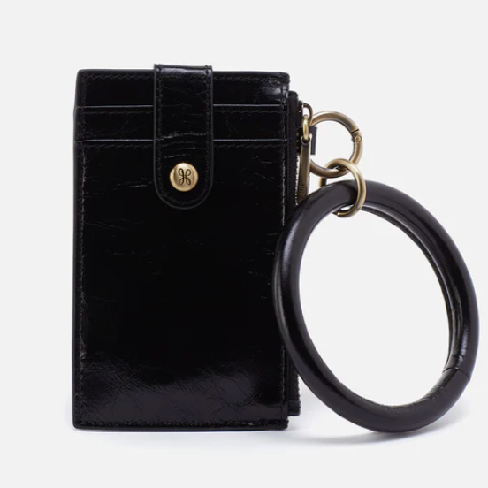 Ring Credit Card Wristlet ( Black )