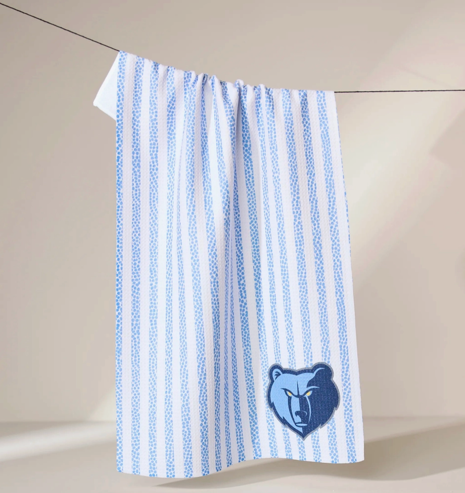 Grizzlies Grip Tea Towel 18" x 30"