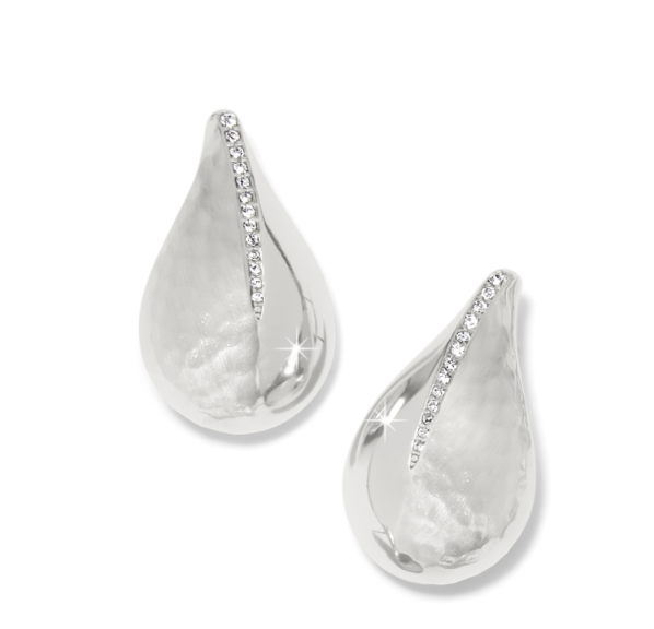 JA0050nNile Silver Large Earrings