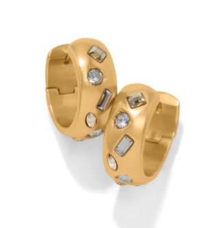 JA0260 B RADIANT GOLD LOVE MESSAGES EARRINGS