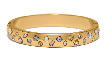 JF0408 RADIANT GOLD LOVES MESSAGES BANGLE