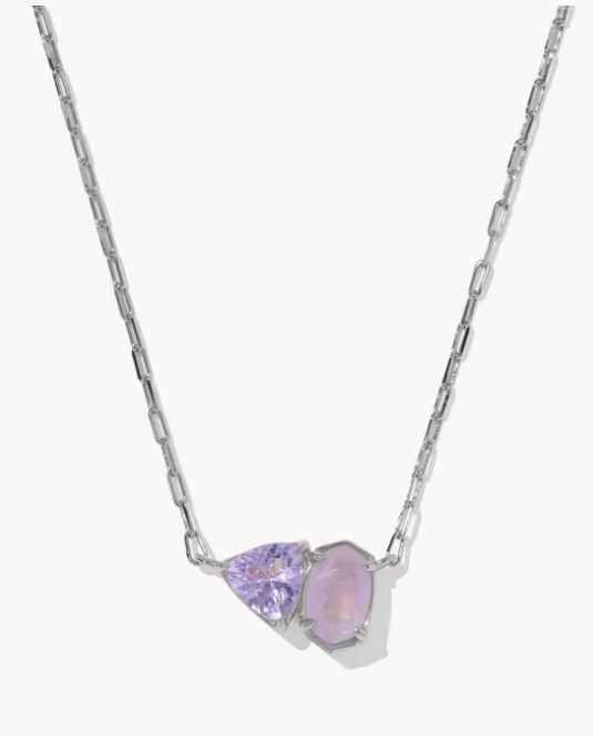 Tatum Short PNDT Nck Rhod Purple Mix