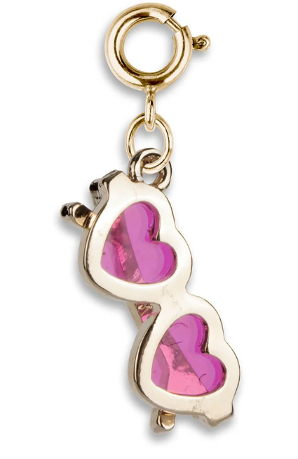 Gold Heart Sunglasses Charm