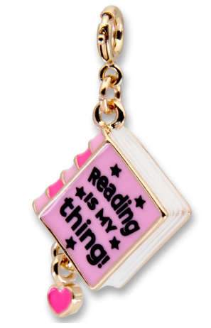 Gold Book Charm
