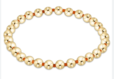 GAMEDAY HOPE GRATEFUL 5MM BRACELET- BRIGHT ORANGE BGDHOPGRA5BRORA