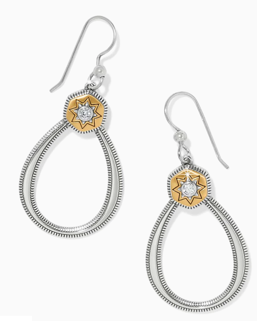 JA0290 MOSAIC NOVA FRENCH WIRE EARRINGS