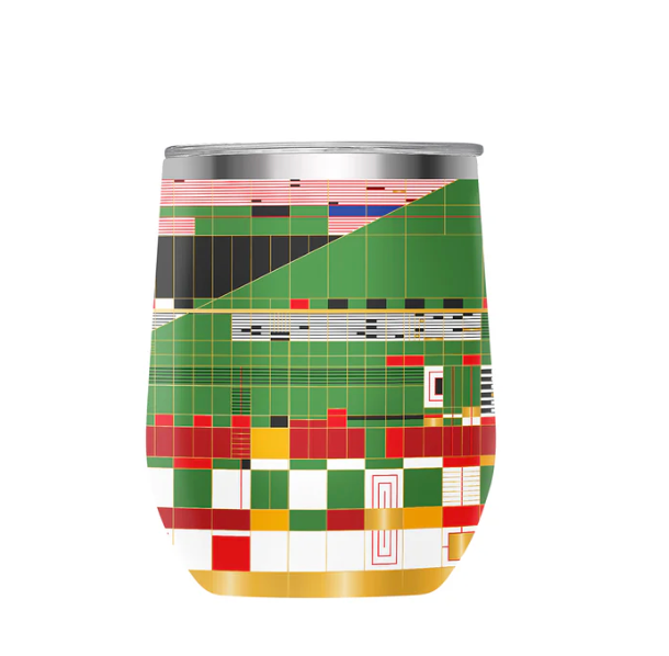 Frank Lloyd Wright Wine Tumbler 12oz. ( Hillside Curtain )