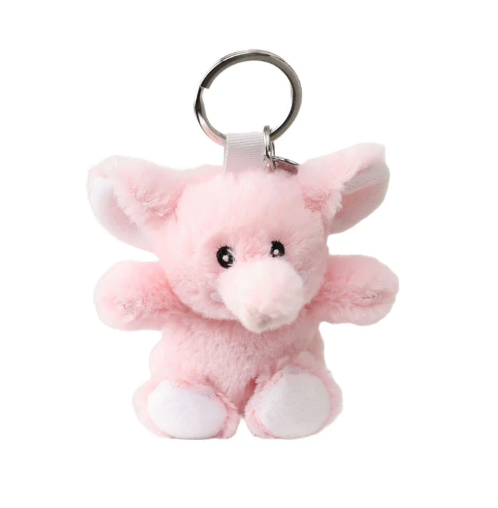 Pink Elephant Key Ring