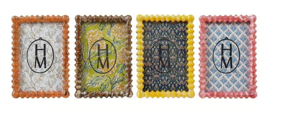 Marbled Resin Spindle Frames ( Assorted )
