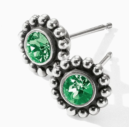 Twinkle Mini Post Emerald Earrings J2049D