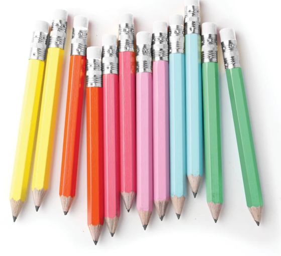 Mini Pencils- Rainbow