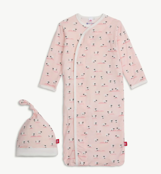 Magnetic Me Baa Baa Baby Pink Modal Gown Set