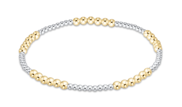 BBLFMXM3 Blissful Mixed Metal 3mm Bracelet