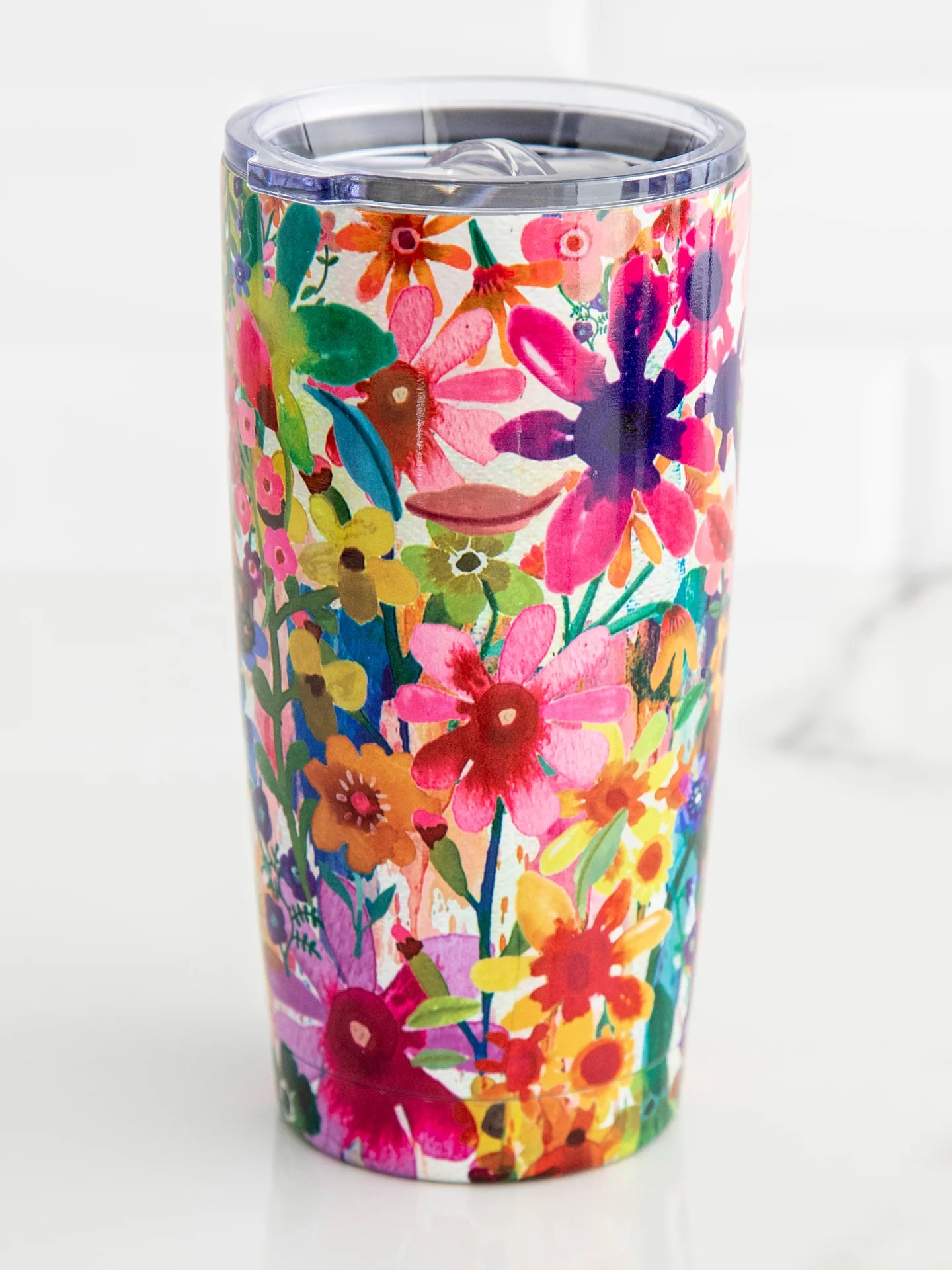 Stainless Steel Tumbler ( Watercolor Floral )