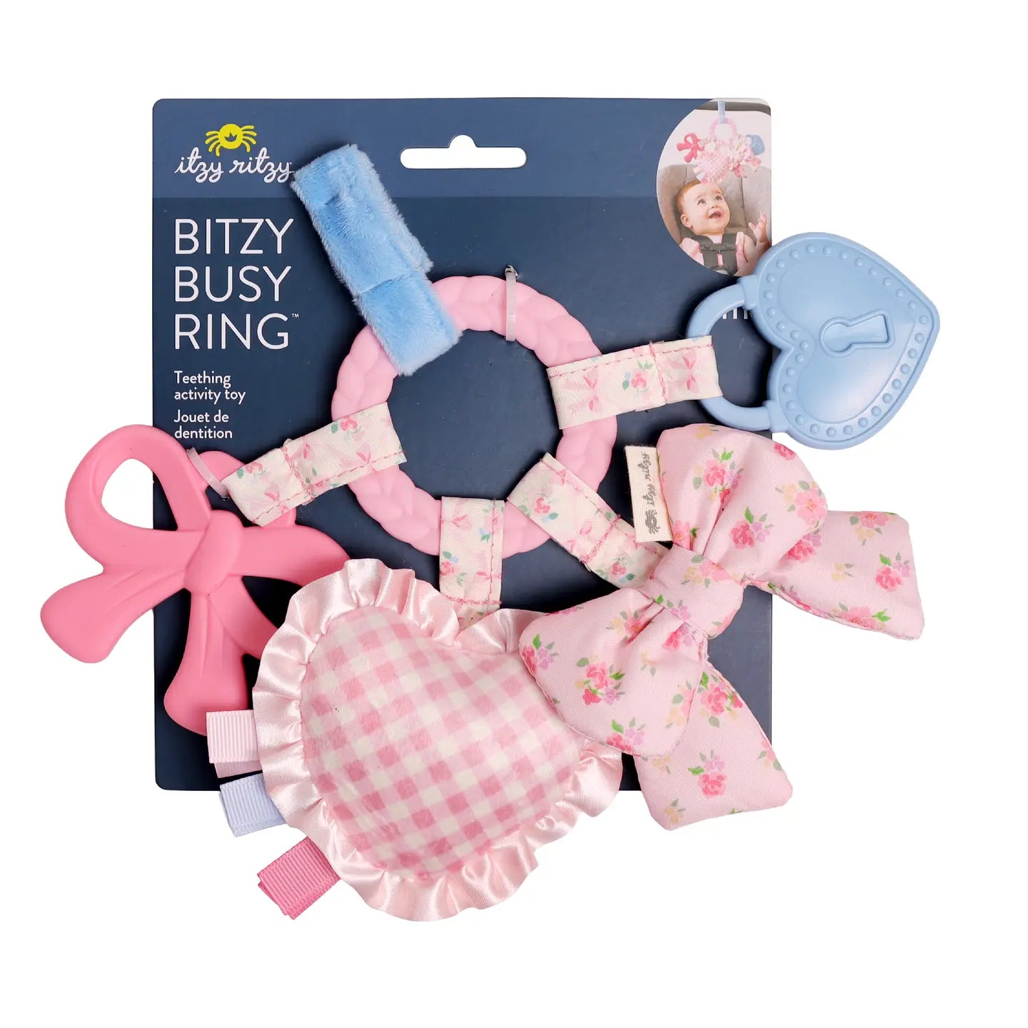 Bow Bitzy Busy Ring™ Teething Activity Toy