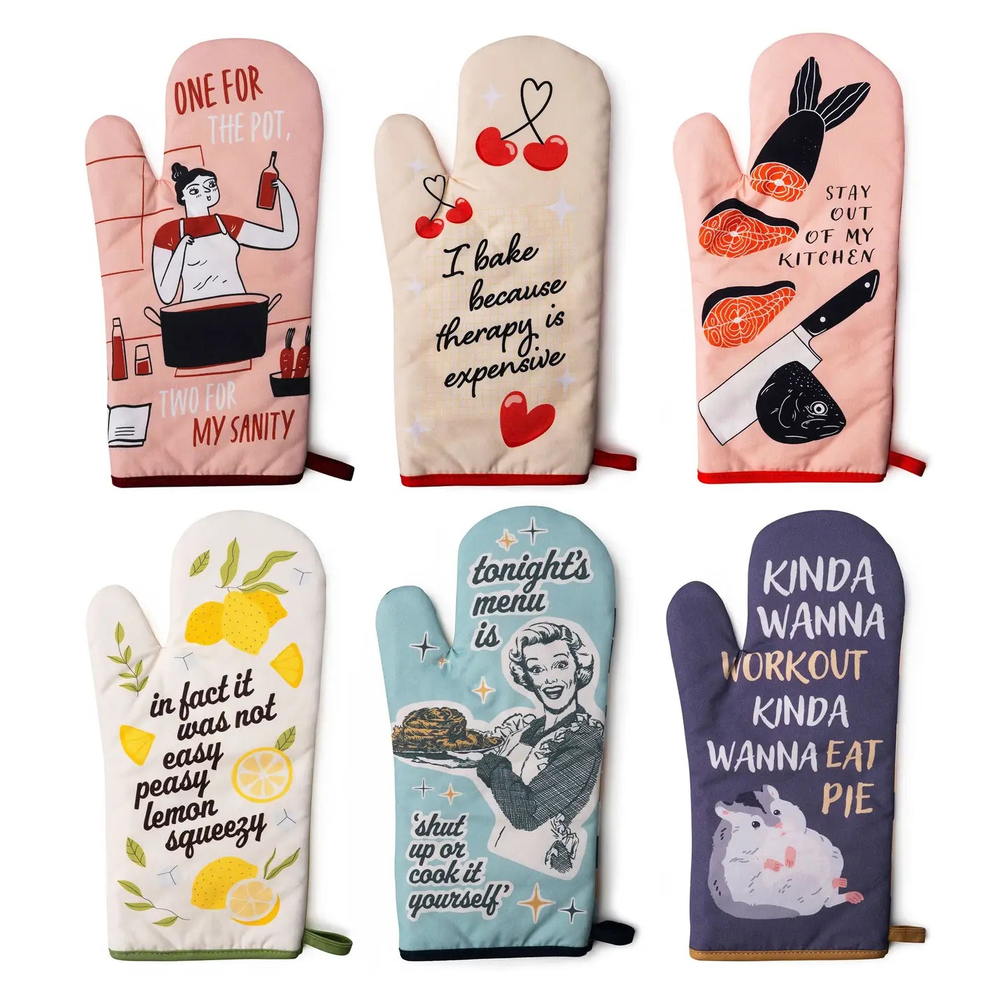 Two Left Feet Reluctant Chef Oven Mitt