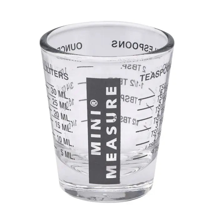 Mini Measure Glass , Black,