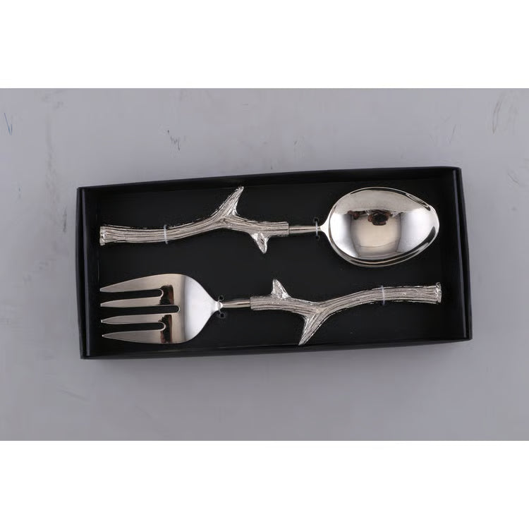 Antler Servers, Boxed St/2, Metal, 11.75"