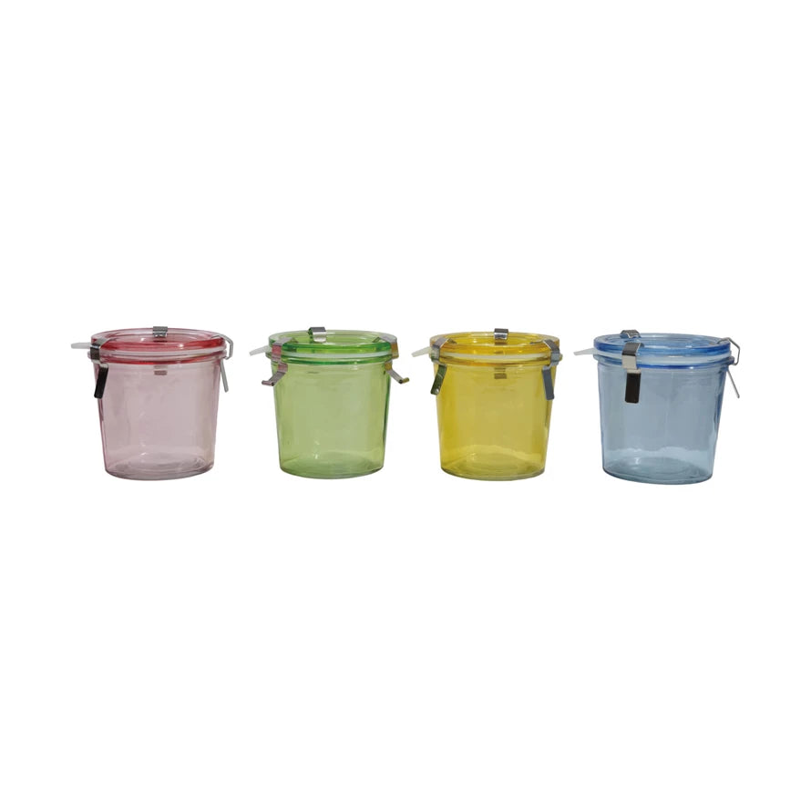 Food Storage Jar with Lid, Rubber Seal