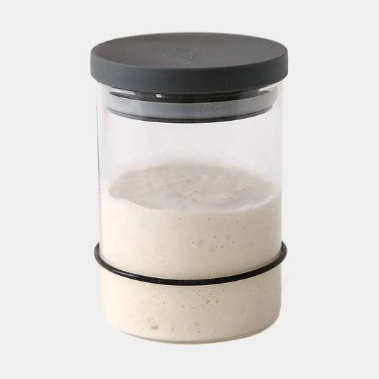 Breadtopia Glass Sourdough Starter Jar