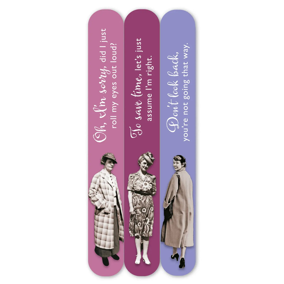 Roll My Eyes Out Loud - Funny Emery Board Set
