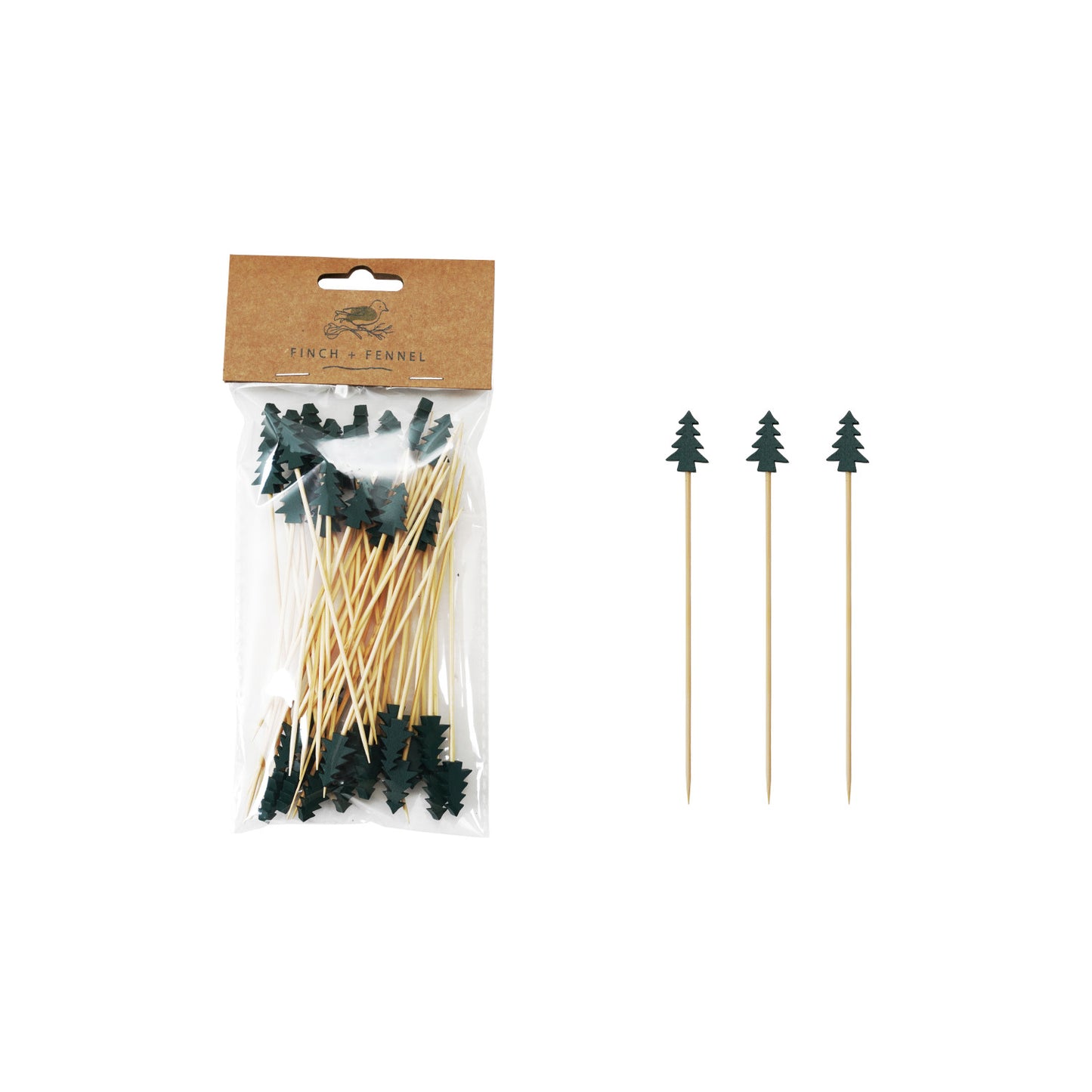 C-26 Christmas Bamboo Skewers ( Assorted ) 50ct.