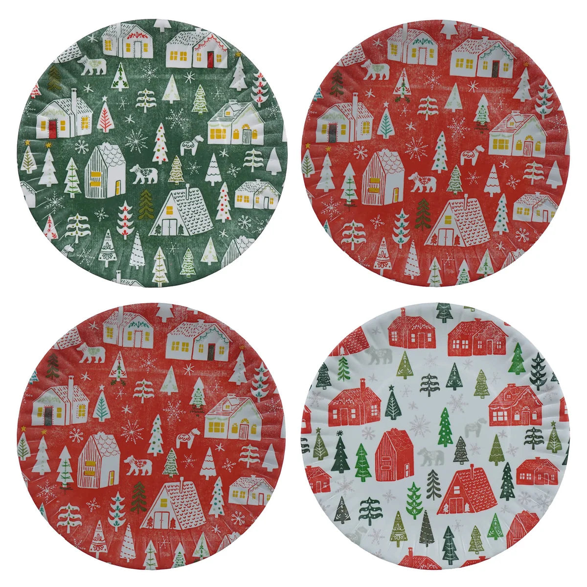 C-26 Chalet "Paper" Melamine Plates
