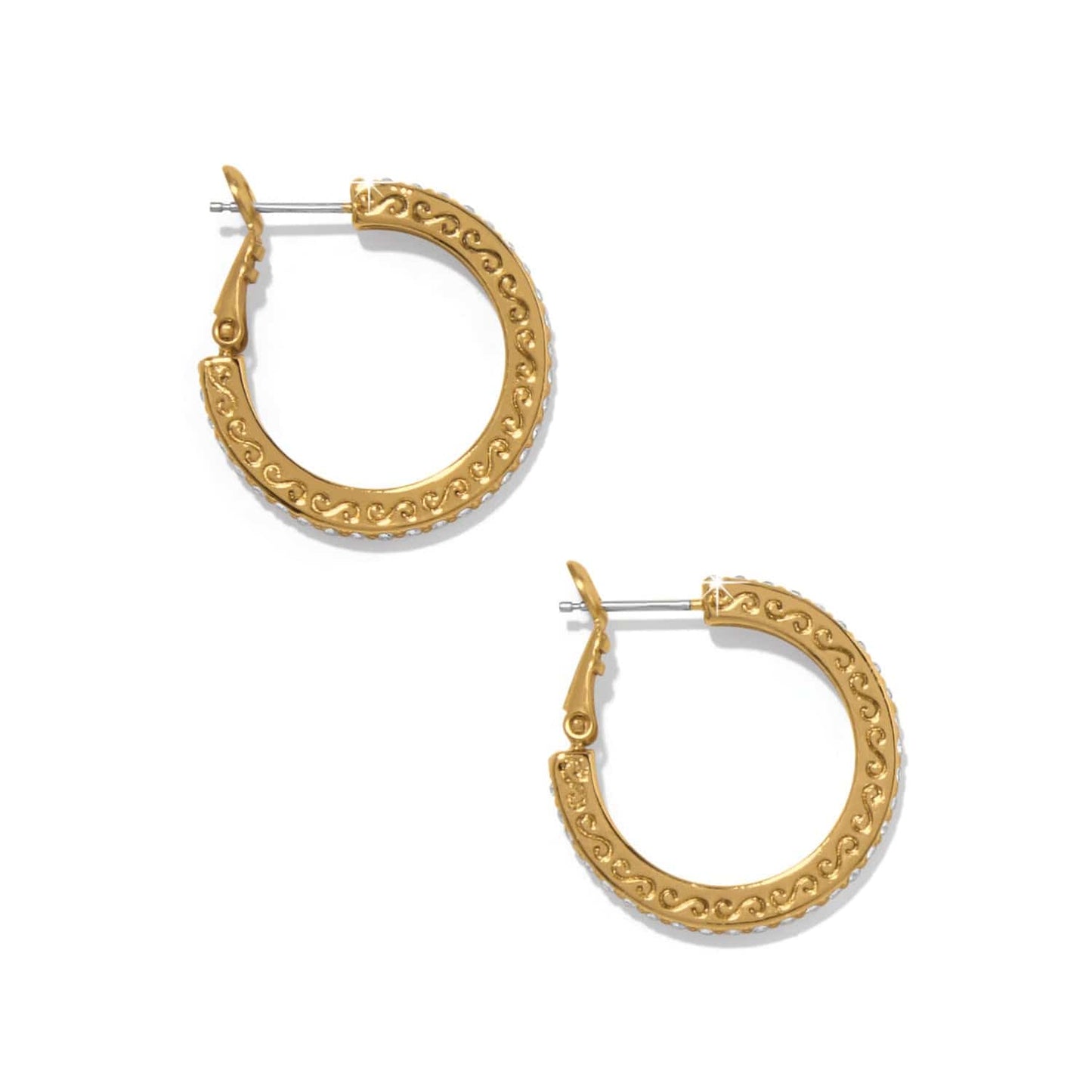 Meridian Thin Large Hoop Earrings ( Gold ) JA0315