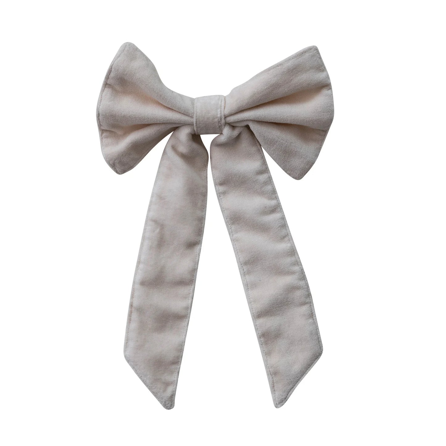 C-26 Cotton Velvet Clip-on Bow