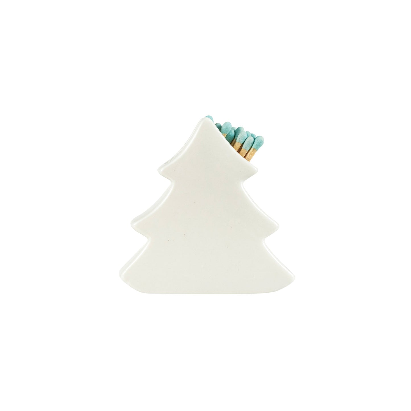 C-26 Stoneware Tree Shaped Match Holder with Striker