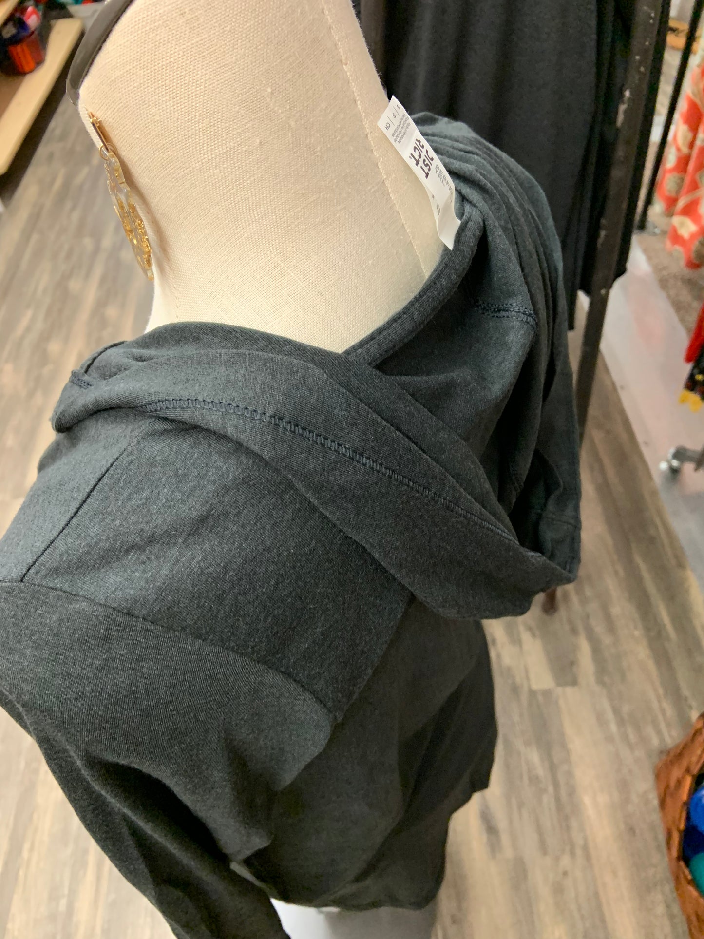 Bruin Logo Tri- Blend Cardigan w/ Hood