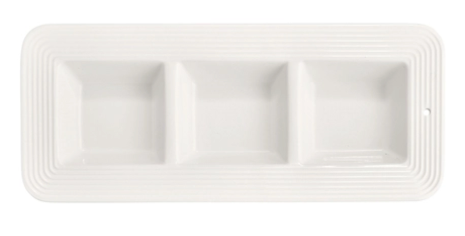 Stripes Garnish Dish Nora Fleming