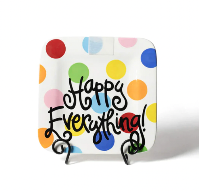 Happy Everything Bright Mini Dot Platter