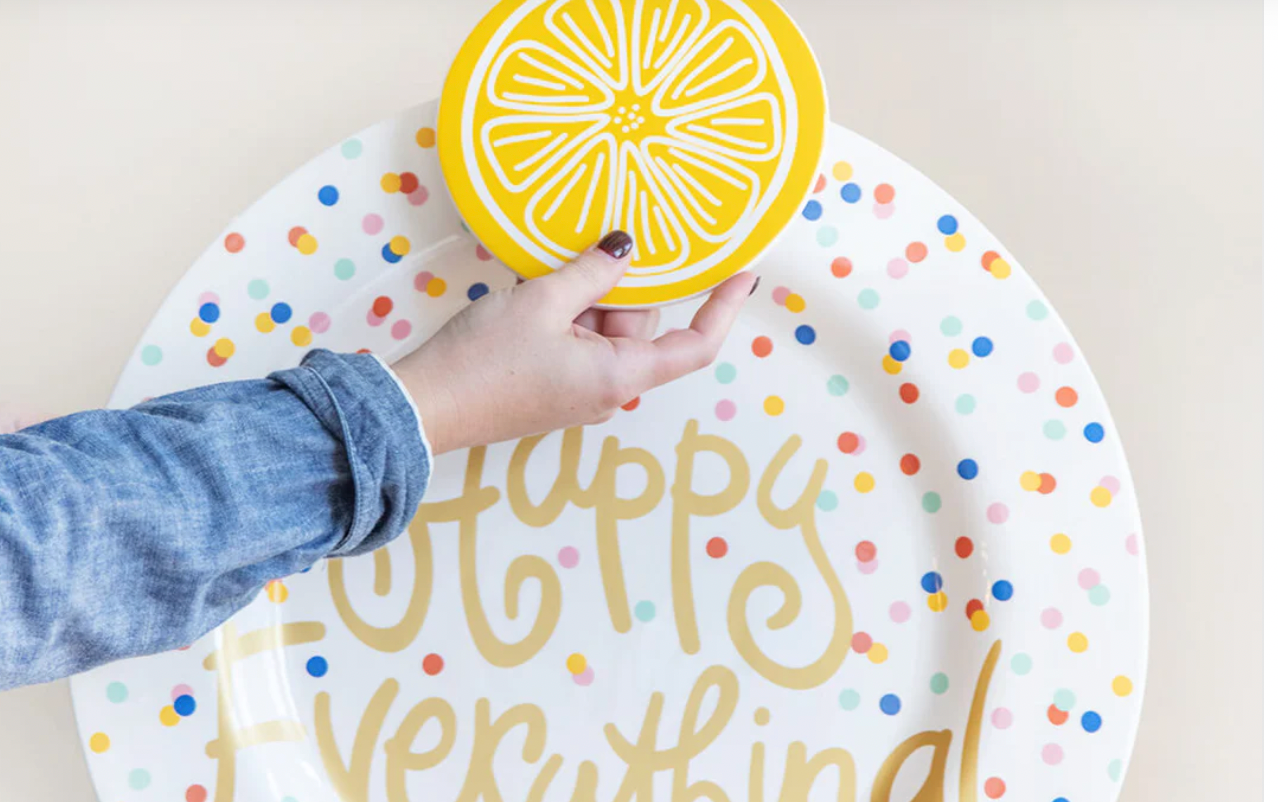 Happy Everything Big Attachment ( Big Lemon Slice)
