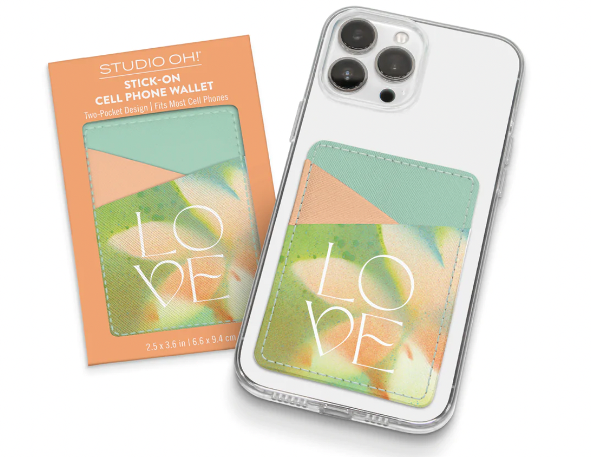 Dreamy Afternoon Stick On Cell Phone Wallet