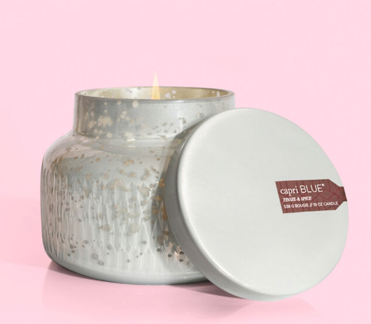 Tinsel & Spice Christmas Mercury Signature Jar, 19 oz